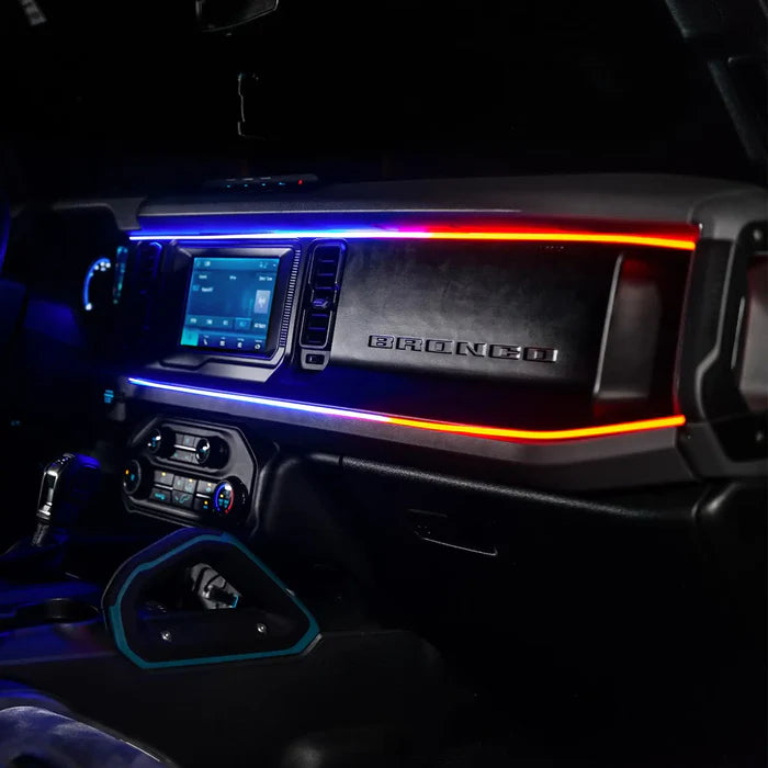 Ford Bronco Dynamic ColorSHIFT LED Interior Dash Board Kit - AutoLEDTech.com