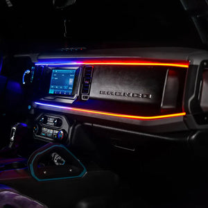 Ford Bronco Dynamic ColorSHIFT LED Interior Dash Board Kit - AutoLEDTech.com