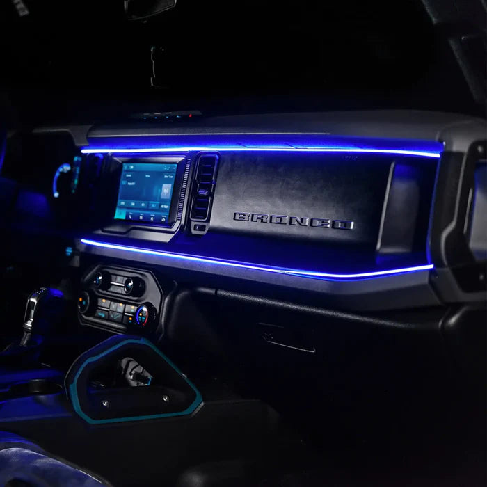 Ford Bronco Dynamic ColorSHIFT LED Interior Dash Board Kit - AutoLEDTech.com