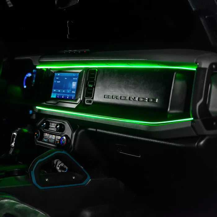Ford Bronco Dynamic ColorSHIFT LED Interior Dash Board Kit - AutoLEDTech.com