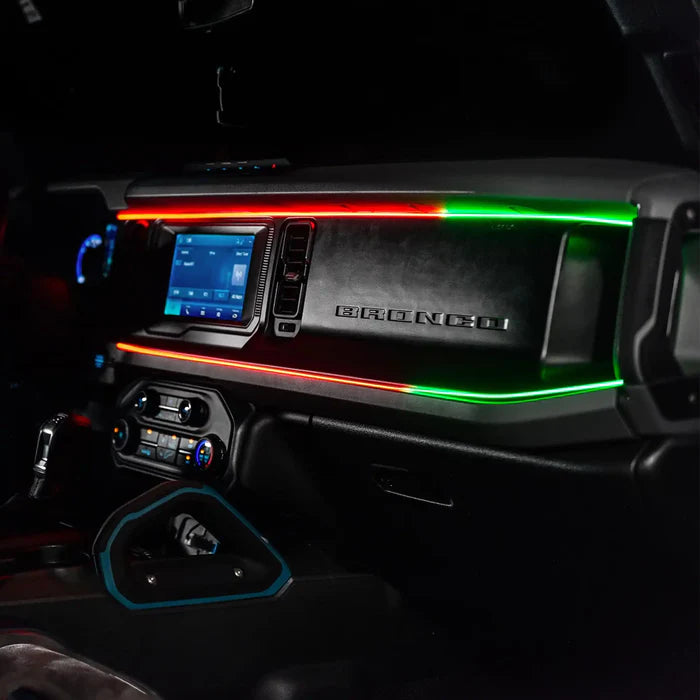 Ford Bronco Dynamic ColorSHIFT LED Interior Dash Board Kit - AutoLEDTech.com
