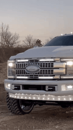 Ford Super Duty LED Front Valance Accent Running Lights Kit - AutoLEDTech.com