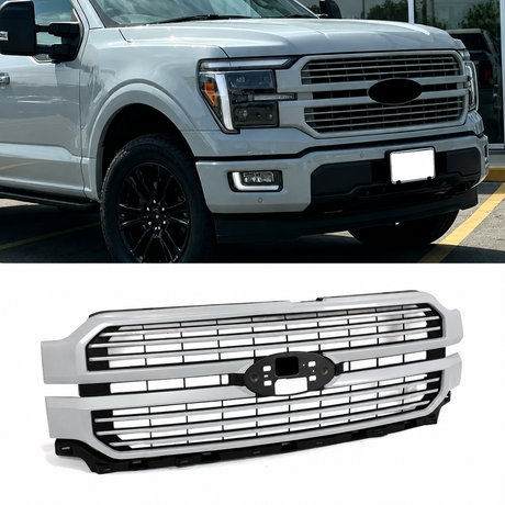 2024-2027+ Ford F150 Lariat Platinum Grill - AutoLEDTech.com