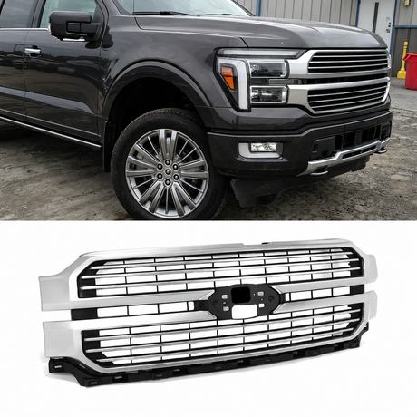 2024-2027+ Ford F150 Lariat Platinum Grill - AutoLEDTech.com