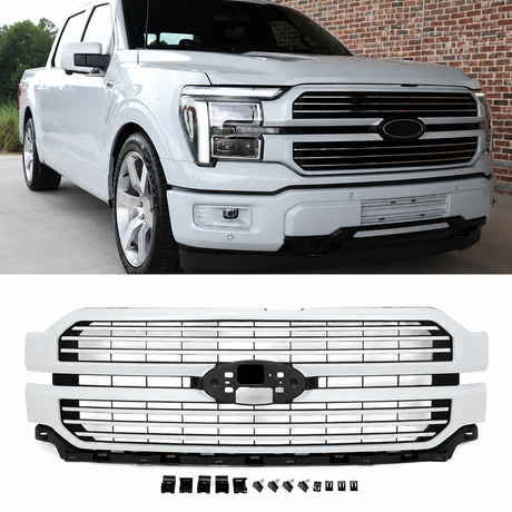 2024-2027+ Ford F150 Lariat Platinum Grill - AutoLEDTech.com