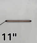 6"-22" Universal ANIMATED SEQUENTIAL SWITCHBACK White/Amber LED DRL Grill Accent Lights Bar Kit