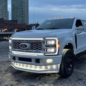 GMC Chevy HD 2500 LED Front Valance Accent Running Lights Kit - AutoLEDTech.com