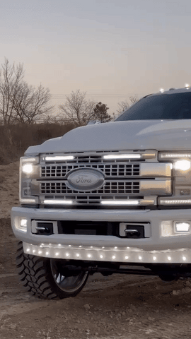 GMC Chevy HD 2500 LED Front Valance Accent Running Lights Kit - AutoLEDTech.com