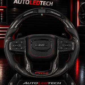 2020-2027+ GMC Sierra 1500 2500 HD Custom Carbon Fiber Steering Wheel