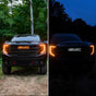 2019-2027 GMC Sierra Canyon Yukon White/Amber Illuminated LED Badge Emblem Logo - AutoLEDTech.com