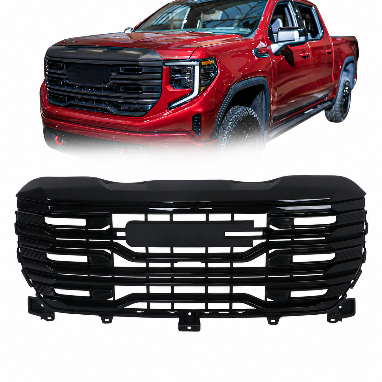 2022-2026+ GMC Sierra 1500 Painted Denali AT4 Grill