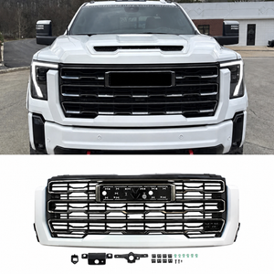 2024-2026+ GMC Sierra HD Painted AT4 Denali Grill - AutoLEDTech.com