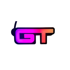 GT RGB Flow Series LED Badge Emblem Logo - AutoLEDTech.com
