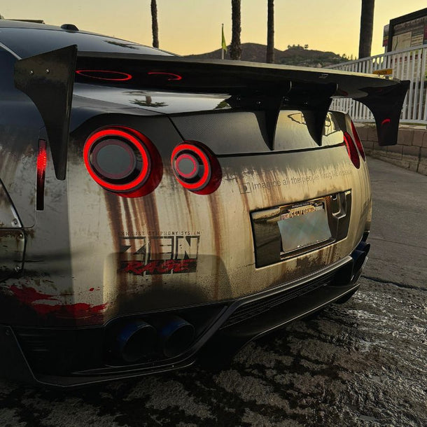 2008-2024 Nissan GTR R35 RGB Flow Smoked LED Tail Lights