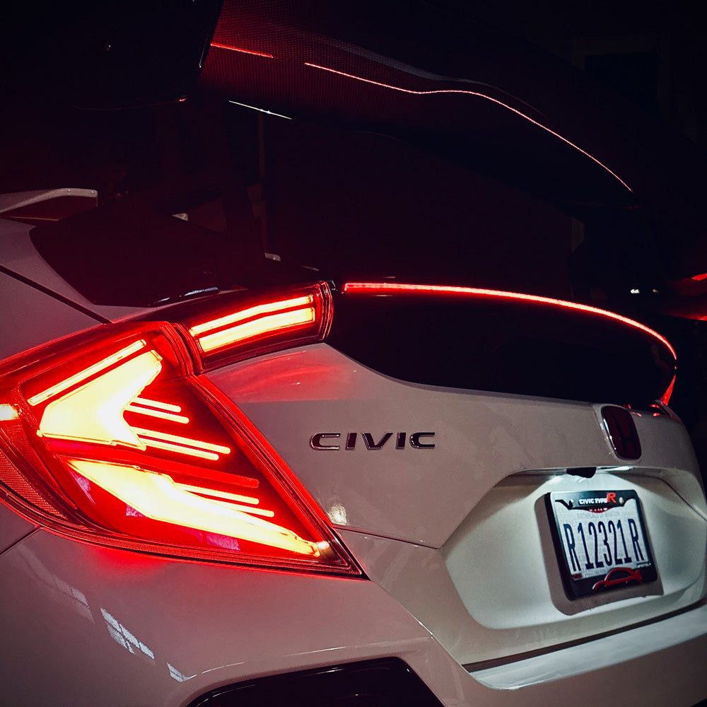 2016-2021 Honda Civic FK7 FK8 Motorized LED Spoiler - The Elite Series