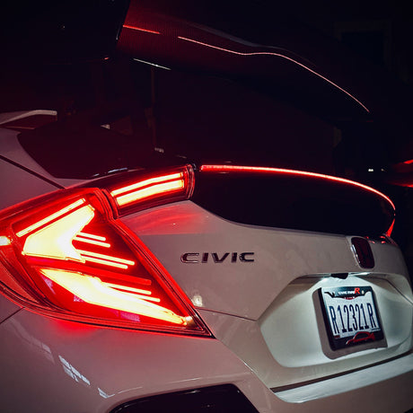 2016-2021 Honda Civic FK7 FK8 Motorized LED Spoiler - The Elite Series - AutoLEDTech.com