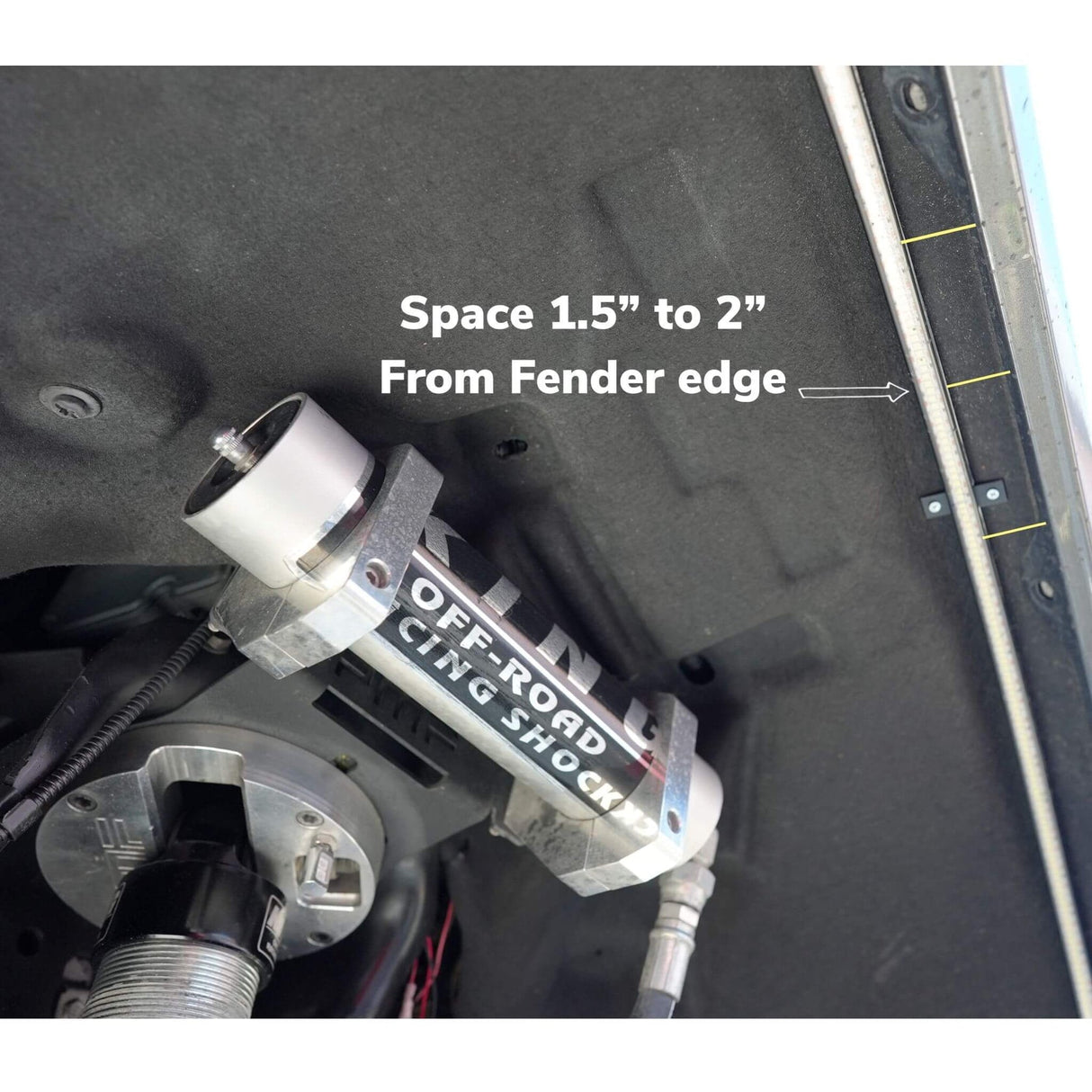 White or RGBW LED Fender Well Arch Lights Kit