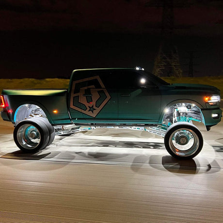 Hyper Pro MAX 104W PURE WHITE LED Rock Lights Pod Kit (9100 Lm) - AutoLEDTech.com