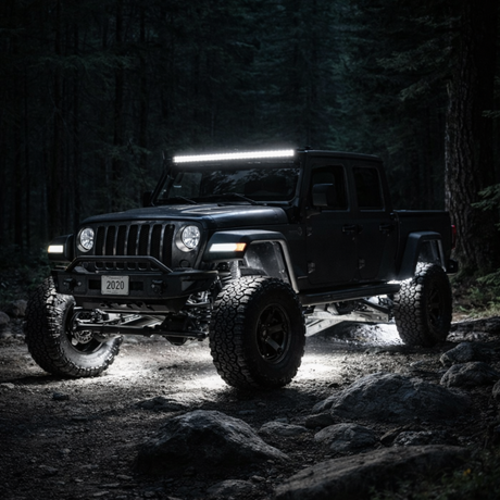 Hyper Pro MAX 104W RGBW LED Rock Lights Pod Kit (9100 Lm) - AutoLEDTech.com