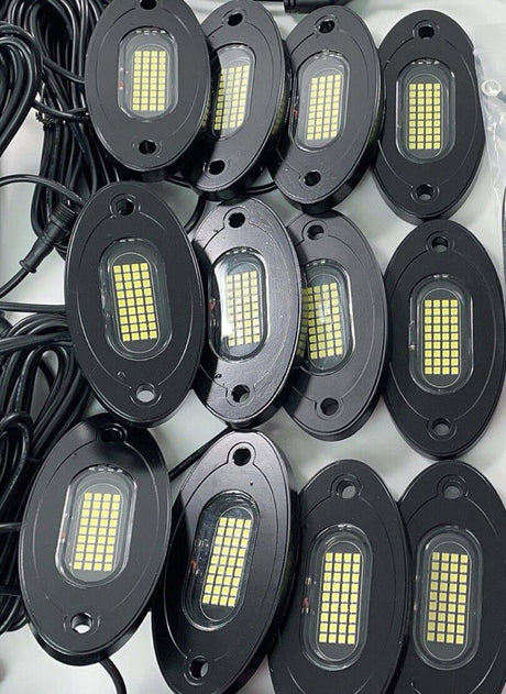 Hyper Pro Series 36W Pure White LED Rock Lights Pod Kit (3100 Lm) - AutoLEDTech.com
