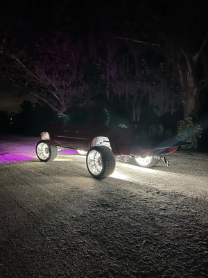 10 Row Pure White Extreme LED Wheel Ring Lights Kit - AutoLEDTech.com