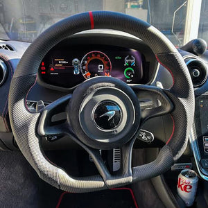Mclaren MP4-12C 570S 600LT 675LT Custom Carbon Fiber Steering Wheel
