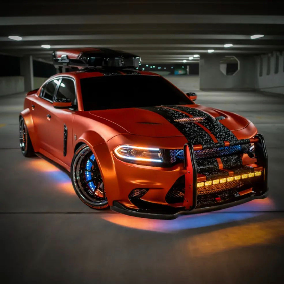 6-Piece Flexible RGBW Color-Chasing LED Symmetrical Underbody Underglow Lights Kit LED headlight kit AutoLEDTech Oracle Lighting Trendz Flow Series RGBHaloKits OneUpLighting Morimoto