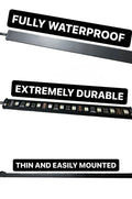 4-Piece Aluminum-Cased LED Underbody Underglow Lights Kit (RGB RGBW Flow Series)