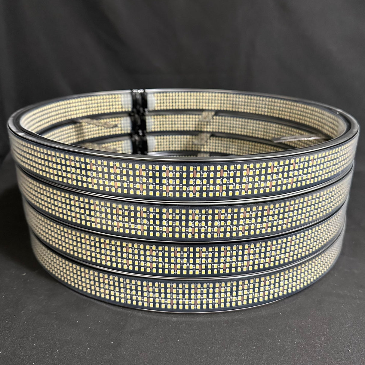 14 Row Pure White LED Wheel Ring Lights Kit