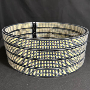 14 Row Pure White LED Wheel Ring Lights Kit