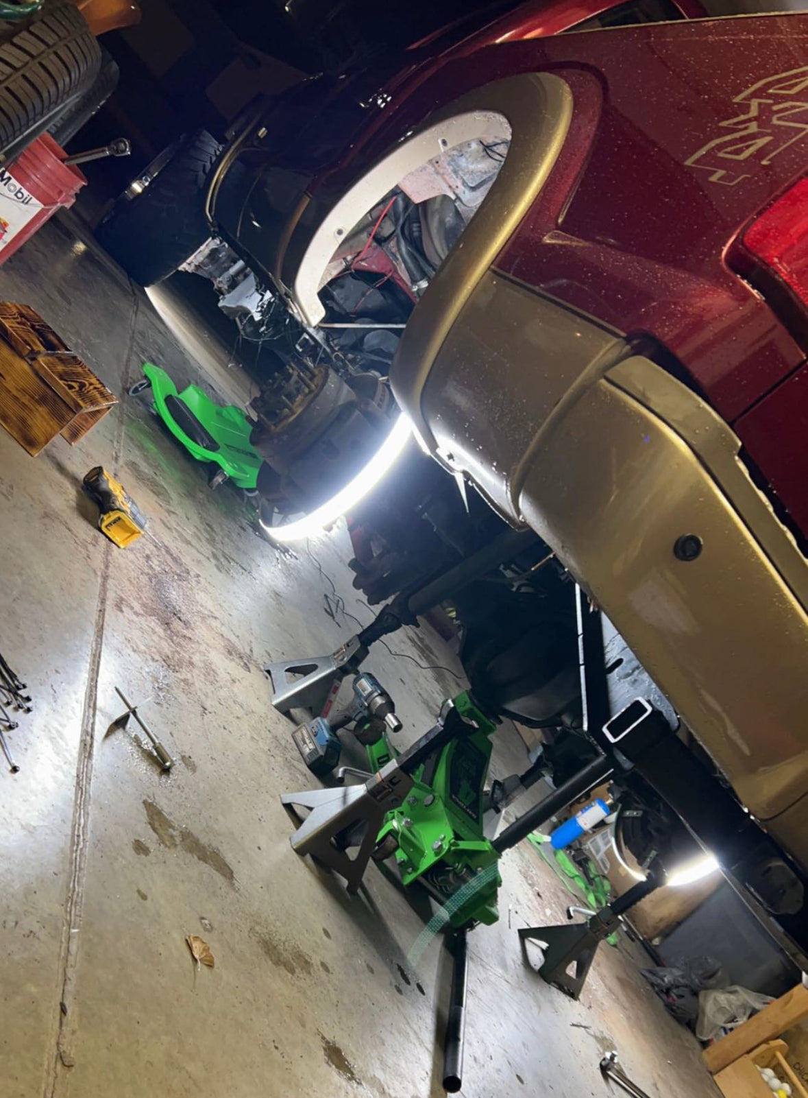 5 ROW Pure White LED Wheel Ring Lights Kit - AutoLEDTech.com