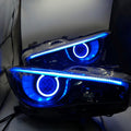 2014-2023 Infiniti Q50 RGBW Flow Series LED DRL Prebuilt Custom Headlights