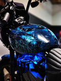 Motorcycle Cruiser Color-Chasing RGB LED Underbody 13-Piece Lighting Kit (Flow Series)