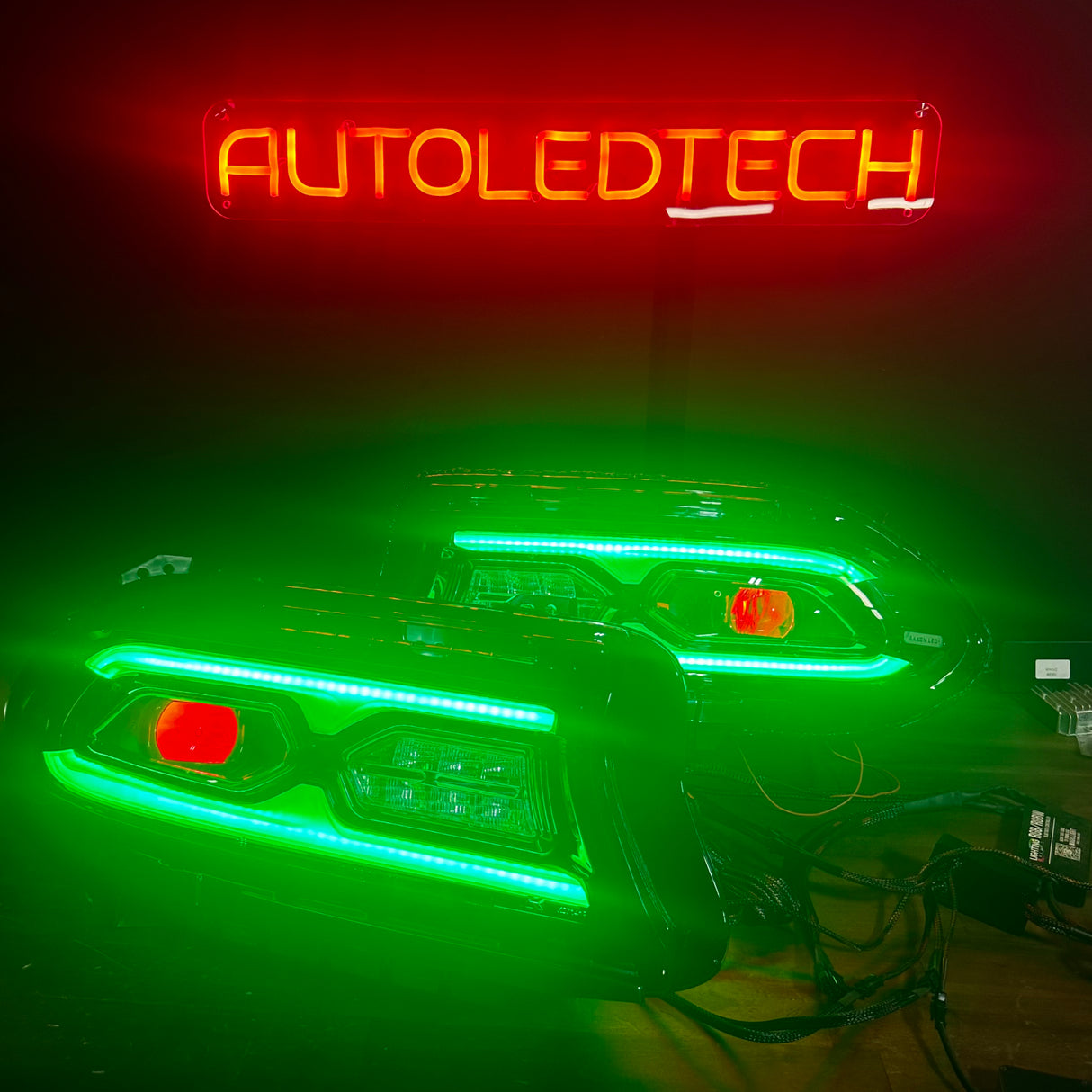 2015-2023 Dodge Charger FACELIFT RGBW Flow Series LED DRL Headlights