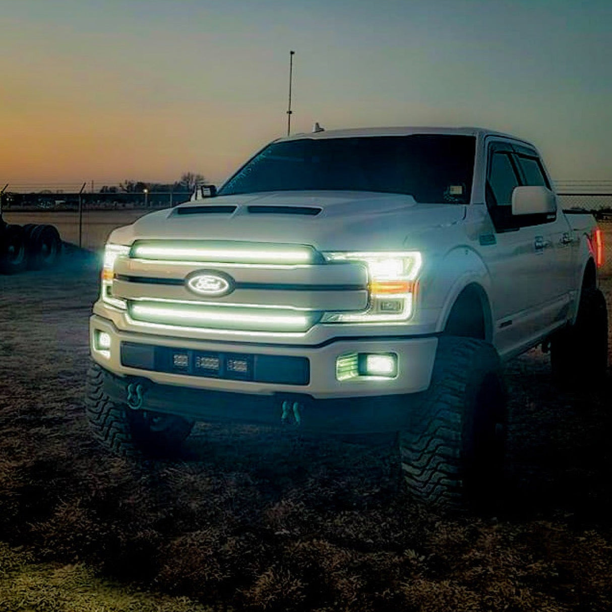 2018-2020 Ford F150 LED Grill Accent Light Bar Kit - AutoLEDTech.com