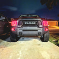 2013-2018 Dodge Ram 1500 2500 RGBW Color-Chasing LED Halo Kit (Projector Outline)