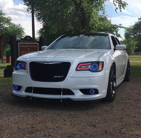 2011-2023 Chrysler 300 C SRT RGBW Color-Chasing LED DRL Boards LED headlight kit AutoLEDTech Oracle Lighting Trendz Flow Series RGBHaloKits OneUpLighting Morimoto