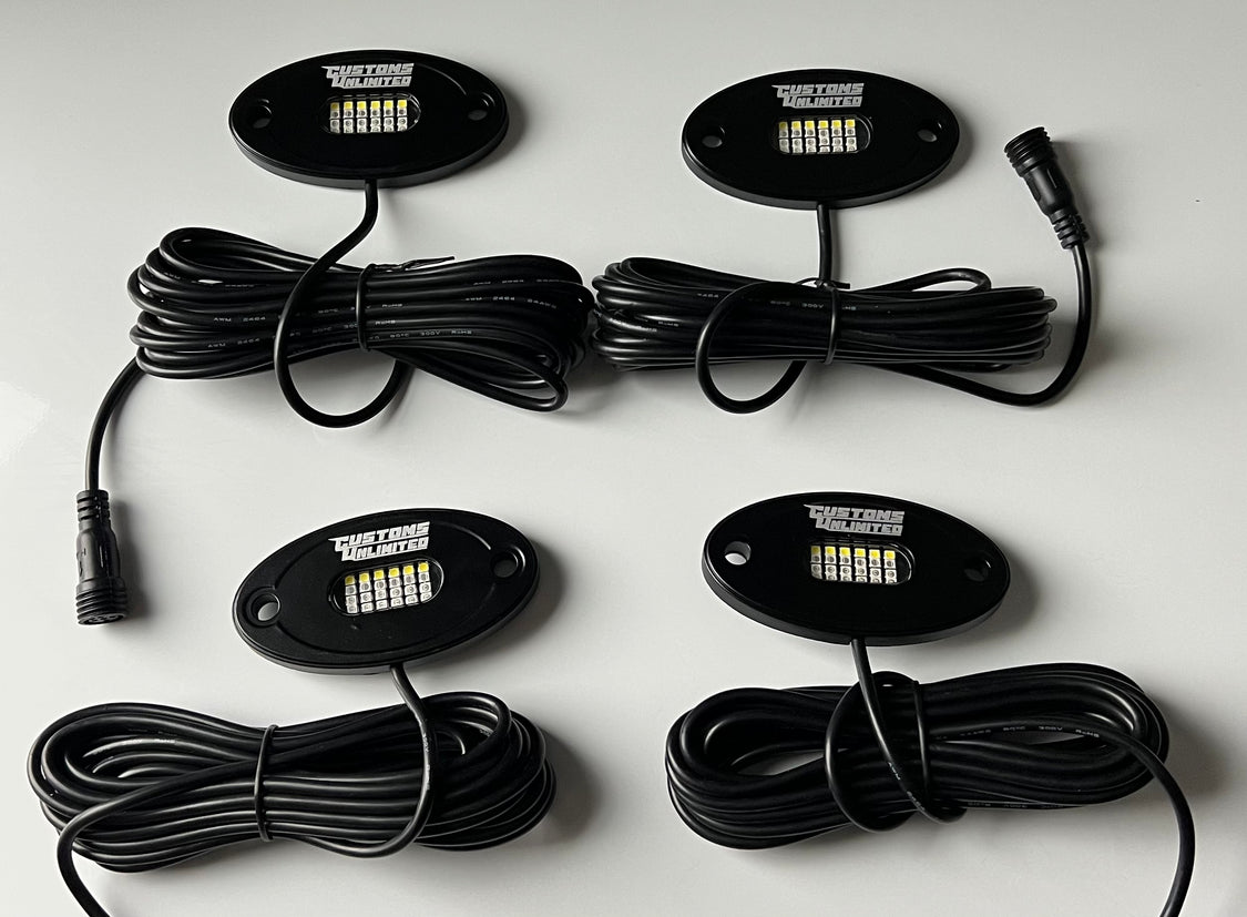 24W RGBW LED Rock Lights Pod Kit