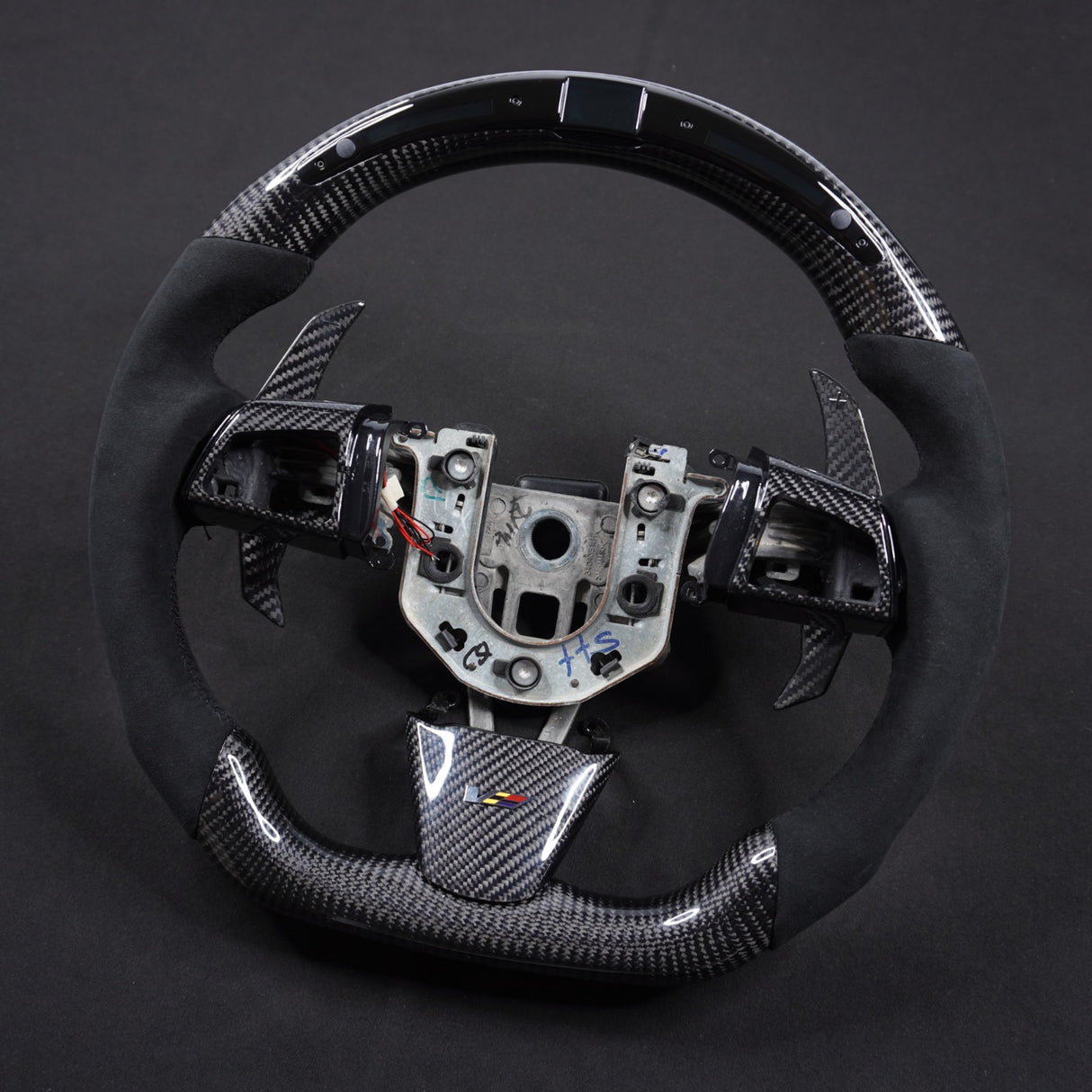 2008-2015 Cadillac V2 CTS-V CTS Custom Carbon Fiber Heated Steering Wheel w/ LED Display