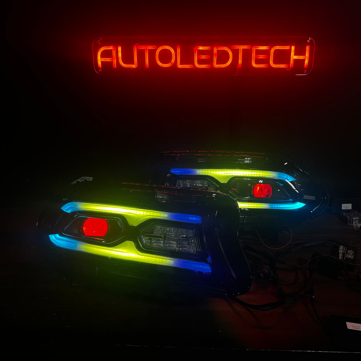 2015-2023 Dodge Charger FACELIFT RGBW Flow Series LED DRL Headlights