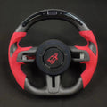2018-2023 Ford Mustang Custom Carbon Fiber Steering Wheel w/ LED RPM Display