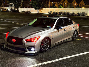 2014-2023 Infiniti Q50 Q70 RGBW Color-Chasing LED DRL Boards LED headlight kit AutoLEDTech Oracle Lighting Trendz Flow Series RGBHaloKits OneUpLighting Morimoto