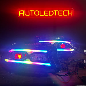 2015-2023 Dodge Charger FACELIFT RGBW Flow Series LED DRL Headlights