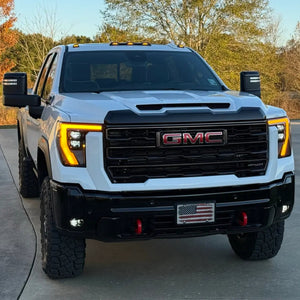 2024-2026+ GMC Sierra HD 2500/3500 Amber DRL Headlight Harness Kit