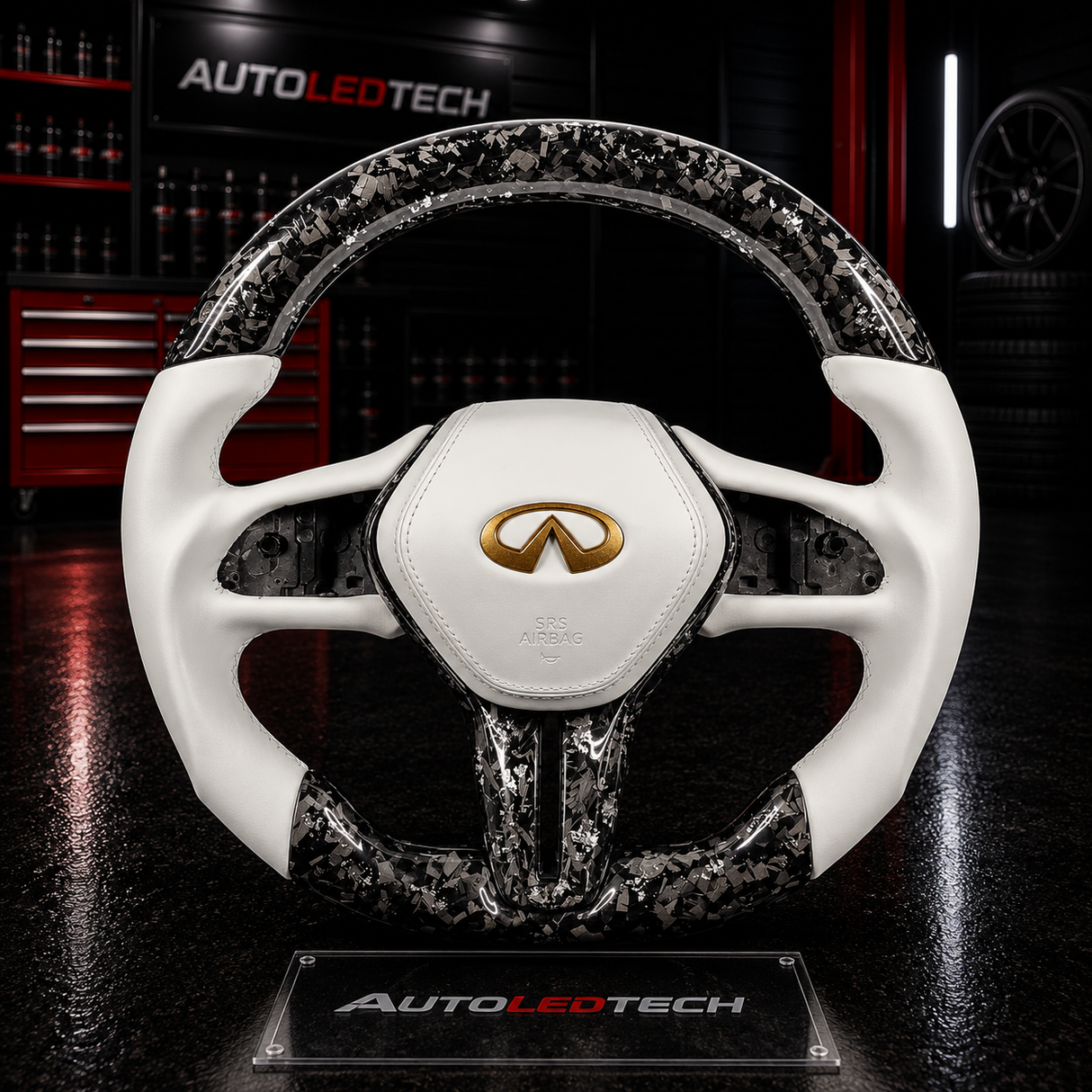 2013-2024 Infiniti Q50 Q60 Custom Carbon Fiber Steering Wheel