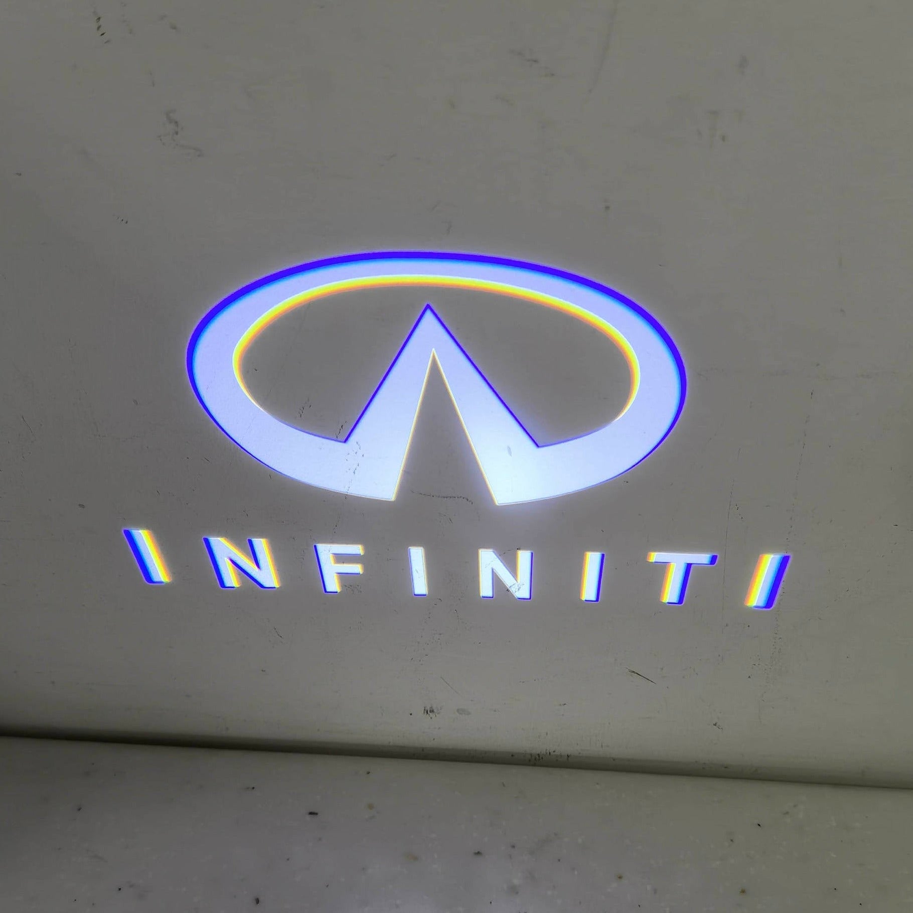Infiniti Q50 G37 Logo LED Door Puddle Welcome Lights 2