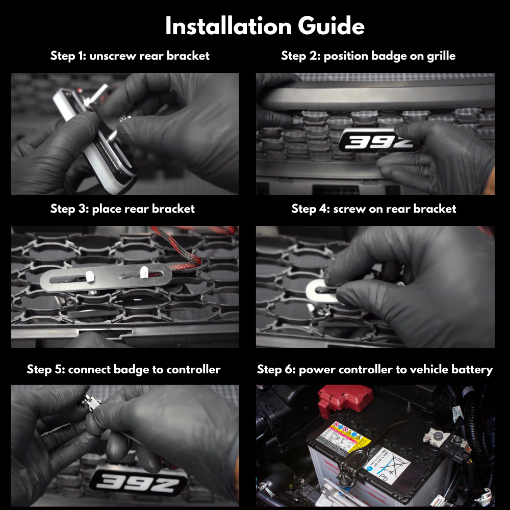 Dodge 392 RGB Flow Series LED Badge Emblem Logo