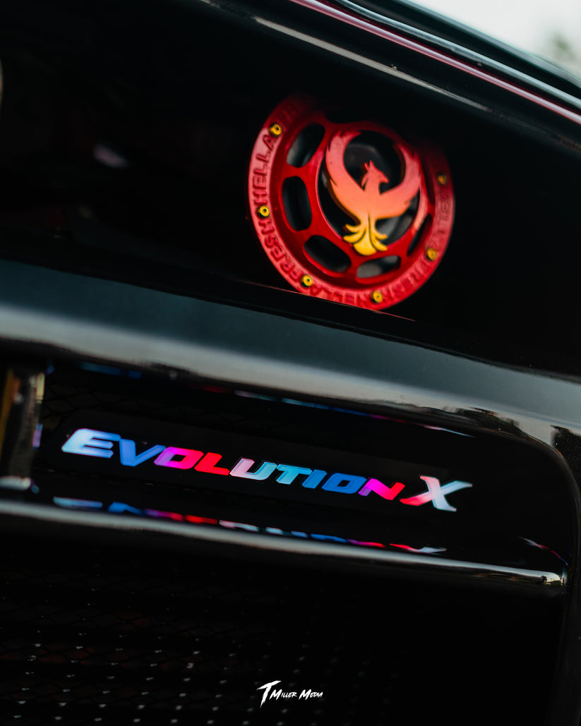 Lancer Evolution RGBW Flow Series LED Badge Emblem - Lit Logos - AutoLEDTech.com