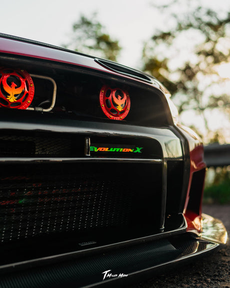 Lancer Evolution RGBW Flow Series LED Badge Emblem - Lit Logos - AutoLEDTech.com