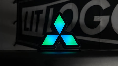 Lancer Evolution RGBW Flow Series LED Badge Emblem - Lit Logos - AutoLEDTech.com